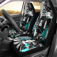 Urban Rebel Raccoon Car Seat Cover Grunge Graffiti Street Art Abstract Collage Pop Culture