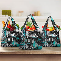 Urban Rebel Raccoon Grocery Bag Grunge Graffiti Street Art Abstract Collage Pop Culture