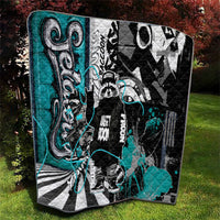 Urban Rebel Raccoon Quilt Grunge Graffiti Street Art Abstract Collage Pop Culture