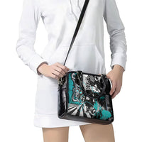 Urban Rebel Raccoon Shoulder Handbag Grunge Graffiti Street Art Abstract Collage Pop Culture