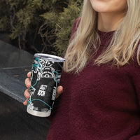 Urban Rebel Raccoon Tumbler Cup Grunge Graffiti Street Art Abstract Collage Pop Culture