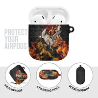 Bellerophon Vs Chimera Greek Mythology AirPods Case Pegasus Monster Battle Epic