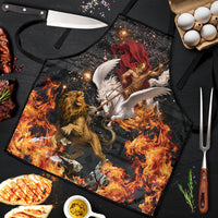 Bellerophon Vs Chimera Greek Mythology Apron Pegasus Monster Battle Epic