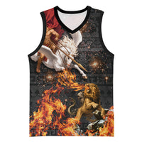 Bellerophon Vs Chimera Greek Mythology Basketball Jersey Pegasus Monster Battle Epic