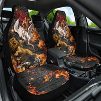 Bellerophon Vs Chimera Greek Mythology Car Seat Cover Pegasus Monster Battle Epic
