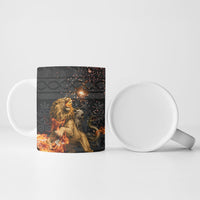 Bellerophon Vs Chimera Greek Mythology Ceramic Mug Pegasus Monster Battle Epic