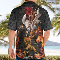 Bellerophon Vs Chimera Greek Mythology Hawaiian Shirt Pegasus Monster Battle Epic