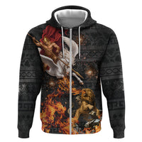 Bellerophon Vs Chimera Greek Mythology Hoodie Pegasus Monster Battle Epic