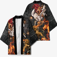 Bellerophon Vs Chimera Greek Mythology Kimono Pegasus Monster Battle Epic