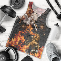 Bellerophon Vs Chimera Greek Mythology Men Tank Top Pegasus Monster Battle Epic