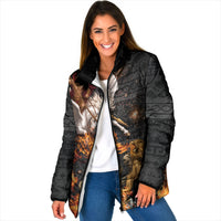 Bellerophon Vs Chimera Greek Mythology Padded Jacket Pegasus Monster Battle Epic