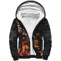 Bellerophon Vs Chimera Greek Mythology Sherpa Hoodie Pegasus Monster Battle Epic