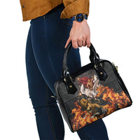 Bellerophon Vs Chimera Greek Mythology Shoulder Handbag Pegasus Monster Battle Epic