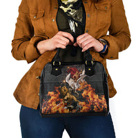 Bellerophon Vs Chimera Greek Mythology Shoulder Handbag Pegasus Monster Battle Epic