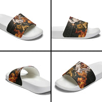 Bellerophon Vs Chimera Greek Mythology Slide Sandals Pegasus Monster Battle Epic