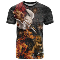 Bellerophon Vs Chimera Greek Mythology T Shirt Pegasus Monster Battle Epic