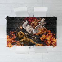 Bellerophon Vs Chimera Greek Mythology Tablecloth Pegasus Monster Battle Epic