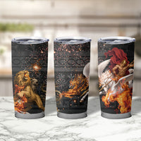 Bellerophon Vs Chimera Greek Mythology Tumbler Cup Pegasus Monster Battle Epic