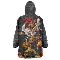 Bellerophon Vs Chimera Greek Mythology Wearable Blanket Hoodie Pegasus Monster Battle Epic