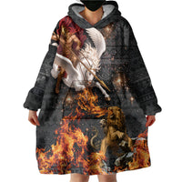 Bellerophon Vs Chimera Greek Mythology Wearable Blanket Hoodie Pegasus Monster Battle Epic