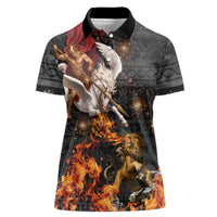 Bellerophon Vs Chimera Greek Mythology Women Polo Shirt Pegasus Monster Battle Epic