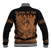 Bellerophon Vs Chimera Greek Mythology Baseball Jacket Ancient Greek Heroic