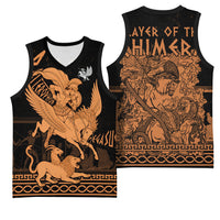 Bellerophon Vs Chimera Greek Mythology Basketball Jersey Ancient Greek Heroic