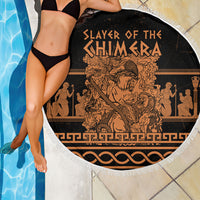 Bellerophon Vs Chimera Greek Mythology Beach Blanket Ancient Greek Heroic