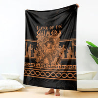 Bellerophon Vs Chimera Greek Mythology Blanket Ancient Greek Heroic