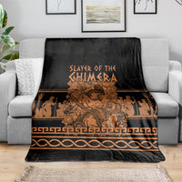Bellerophon Vs Chimera Greek Mythology Blanket Ancient Greek Heroic