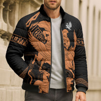 Bellerophon Vs Chimera Greek Mythology Bomber Puffer Jacket Ancient Greek Heroic