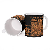 Bellerophon Vs Chimera Greek Mythology Ceramic Mug Ancient Greek Heroic