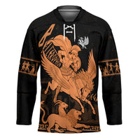 Bellerophon Vs Chimera Greek Mythology Hockey Jersey Ancient Greek Heroic