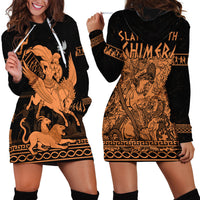 Bellerophon Vs Chimera Greek Mythology Hoodie Dress Ancient Greek Heroic