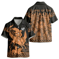 Bellerophon Vs Chimera Greek Mythology Kid Hawaiian Shirt Ancient Greek Heroic