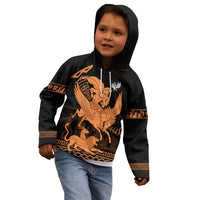 Bellerophon Vs Chimera Greek Mythology Kid Hoodie Ancient Greek Heroic