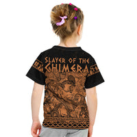 Bellerophon Vs Chimera Greek Mythology Kid T Shirt Ancient Greek Heroic