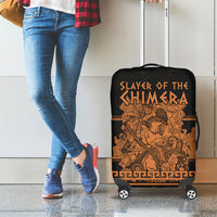 Bellerophon Vs Chimera Greek Mythology Luggage Cover Ancient Greek Heroic