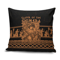 Bellerophon Vs Chimera Greek Mythology Pillow Cover Ancient Greek Heroic