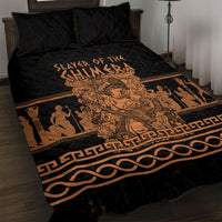 Bellerophon Vs Chimera Greek Mythology Quilt Bed Set Ancient Greek Heroic