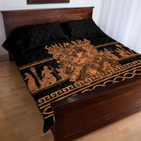 Bellerophon Vs Chimera Greek Mythology Quilt Bed Set Ancient Greek Heroic