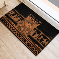 Bellerophon Vs Chimera Greek Mythology Rubber Doormat Ancient Greek Heroic