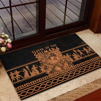 Bellerophon Vs Chimera Greek Mythology Rubber Doormat Ancient Greek Heroic