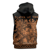 Bellerophon Vs Chimera Greek Mythology Sleeveless Hoodie Ancient Greek Heroic
