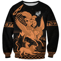 Bellerophon Vs Chimera Greek Mythology Sweatshirt Ancient Greek Heroic