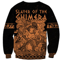 Bellerophon Vs Chimera Greek Mythology Sweatshirt Ancient Greek Heroic