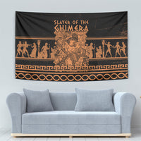 Bellerophon Vs Chimera Greek Mythology Tapestry Ancient Greek Heroic