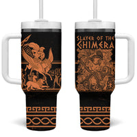 Bellerophon Vs Chimera Greek Mythology Tumbler With Handle Ancient Greek Heroic