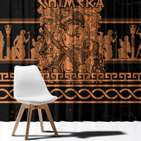 Bellerophon Vs Chimera Greek Mythology Window Curtain Ancient Greek Heroic