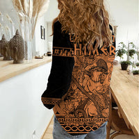 Bellerophon Vs Chimera Greek Mythology Women Casual Shirt Ancient Greek Heroic